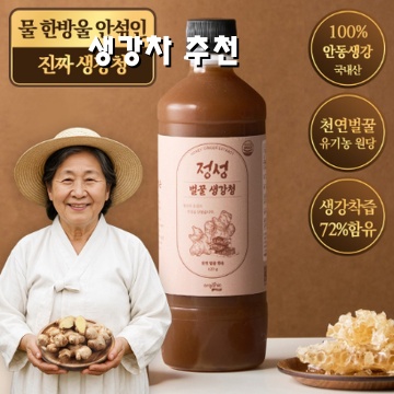 효과적인 생강차 추천과 즐기는 방법 안내